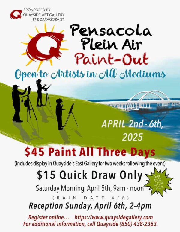 Pensacola Plein Air Paint-Out Including Quick Draw